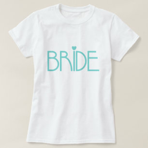 Blauwgroen bride t-shirt