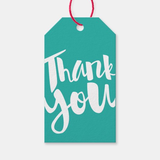 Blauwgroen briefing met briefing cadeaulabel (Voorkant)