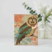 Blauwgroen Briefkaart (Staand voorkant)