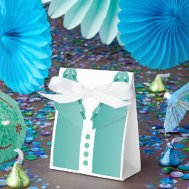 Blauwgroen bruidsmeisje 🎀 Maid of Honor Bedankdoosjes
