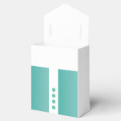 Blauwgroen bruidsmeisje 🎀 Maid of Honor Bedankdoosjes (Geopend)