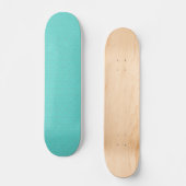 Blauwgroen bubbelblokken patterned Skateboard (Voorkant)