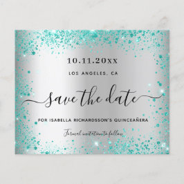 Blauwgroen budget van Quinceanera Silver, behalve  Flyer