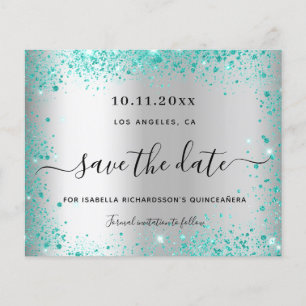 Blauwgroen budget van Quinceanera Silver, behalve  Flyer