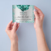 Blauwgroen budget van Quinceanera Silver, behalve  Flyer (Hand)