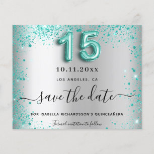 Blauwgroen budget van Quinceanera Silver, behalve  Flyer