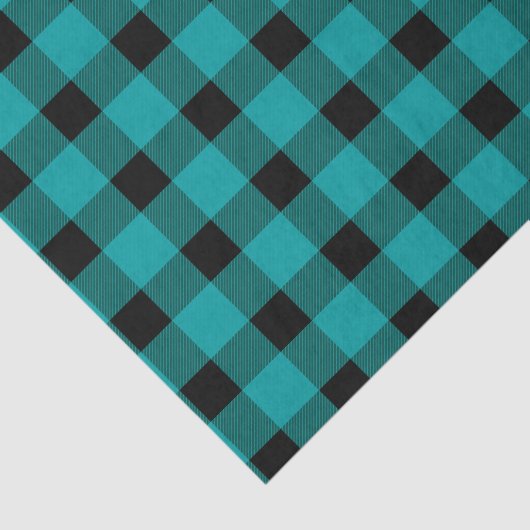 Blauwgroen buffelblok voor buffelland tissuepapier (Detail)