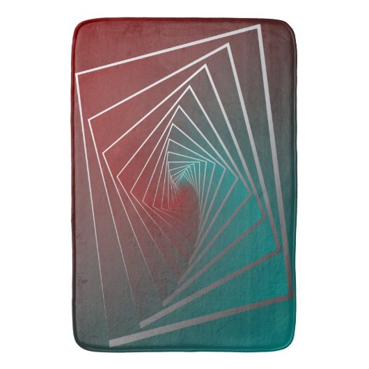 blauwgroen buikspin badmat (Voorkant Verticaal)