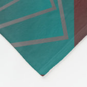 blauwgroen buikspin fleece deken (Hoek)