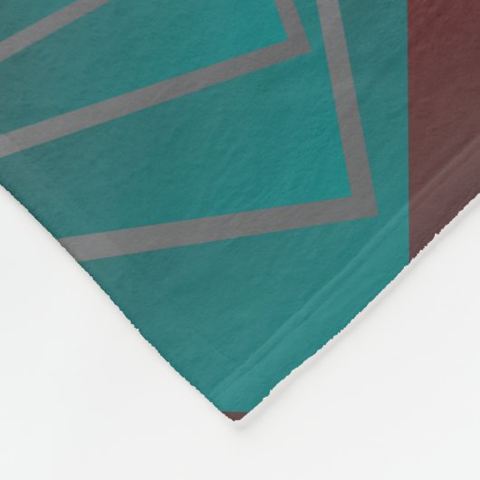 blauwgroen buikspin fleece deken (Hoek)