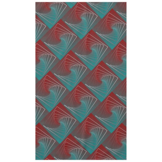 blauwgroen buikspin tafelkleed (Voorkant)