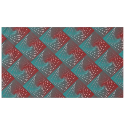 blauwgroen buikspin tafelkleed (Voorkant (Horizontaal))