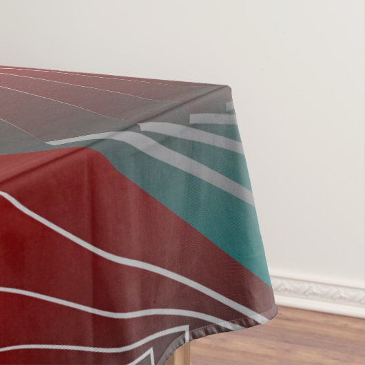 blauwgroen buikspin tafelkleed (Voorbeeld)