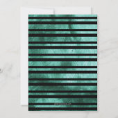 Blauwgroen bundelballonnen op Afstuderen Kaart (Achterkant)