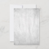 Blauwgroen Butterfly Wedding RSVP Kaart (Achterkant)