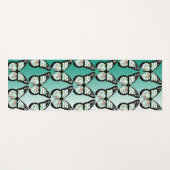 Blauwgroen Butterfly Yoga Mat (Voorkant (horizontaal))