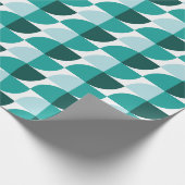 Blauwgroen Cadeaupapier (Hoek)