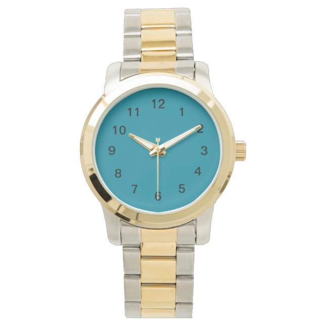 Blauwgroen Cat III Horloge (Voorkant)