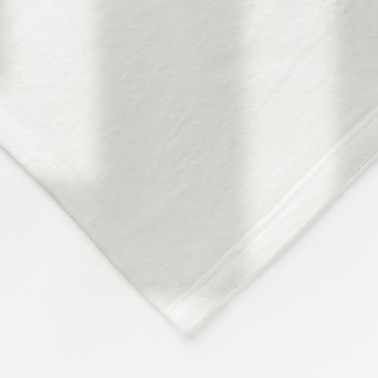 Blauwgroen Chevron Monogram Fleece Blanket (Hoek)