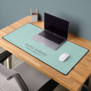 Blauwgroen chique elegante nep leder PROFESSIONAL Bureaumat