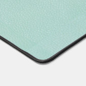 Blauwgroen chique elegante nep leder PROFESSIONAL Bureaumat (Hoek)