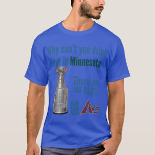BlauwGroen Colorado vs Minnesota Hockey 2 Bekers t T-shirt