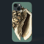 Blauwgroen Conch Shell Case-Mate iPhone Case<br><div class="desc">In deze mooie,  klassieke zwarte en witte kegel zie je de schaduw van een natuurlijke naai heel scherp en helder. Je kunt jezelf afbeeldingen op het strand op schelpen of in het zand spelen. Profiteer vandaag nog van deze blauwgroen,  stijlvolle,  stijlvolle,  compacte vormgeving op uw favoriete producten!</div>