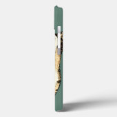 Blauwgroen Conch Shell Case-Mate iPhone Case (Achterkant / Links)