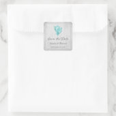 Blauwgroen Conch Shell sparen de Stickers van de D (Tas)
