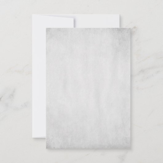 Blauwgroen conch Shell Wedding RSVP-Kaart RSVP Kaartje (Achterkant)