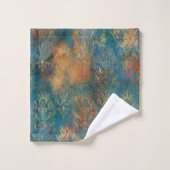 Blauwgroen Cooper Patina Bad Handdoek (Wasdoekje)