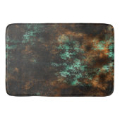 Blauwgroen Cooper Patina Metallic Badmat (Voorkant)