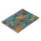 Blauwgroen Cooper Patina Notitieboek (Linkerzijde)