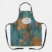 Blauwgroen Cooper Patina Schort (Voorkant)