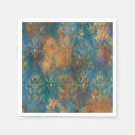 Blauwgroen Cooper Patina Servet