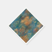 Blauwgroen Cooper Patina Servet (Hoek)