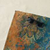 Blauwgroen Cooper Patina Strandlaken (In situ)