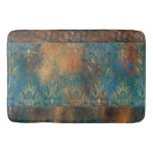 Blauwgroen Cooper Turquoise Patina Badmat (Voorkant)