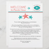 Blauwgroen Coral Starfish Dominicaanse Republiek W (Voorkant / Achterkant)