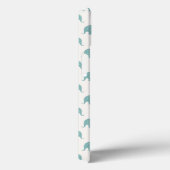Blauwgroen Cute Elephant Patroon Case-Mate iPhone Case (Achterkant / Rechts)