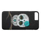 Blauwgroen dag van de dode suikerriet Case-Mate iPhone case (Achterkant (Horizontaal))