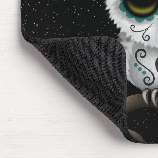 Blauwgroen dag van de dode suikerriet muismat (Hoek)