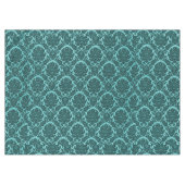 Blauwgroen Damasklassieke multi-size Tafelkleed (Voorkant (Horizontaal))