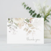  Blauwgroen dank u nota Kaart (Staand voorkant)