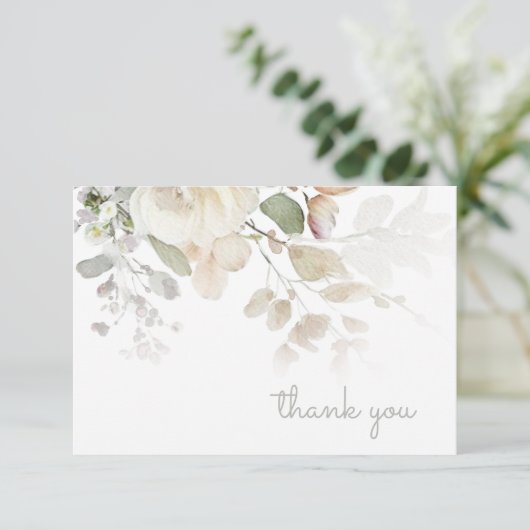  Blauwgroen dank u nota Kaart (Staand voorkant)