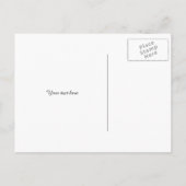 Blauwgroen De datum briefkaarten opslaan | witte s (Achterkant)