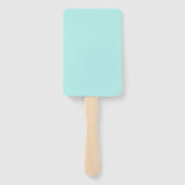 Blauwgroen demasroute handwaaier (Achterkant)