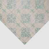 Blauwgroen demper tissuepapier (Detail)