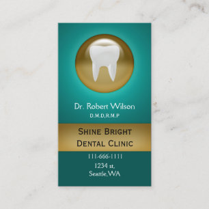 Blauwgroen Dental visitekaartjes met afspraak kaar Afsprakenkaartje