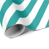 Blauwgroen diagonaal opvulpapier met strips cadeaupapier (Rol Hoek)